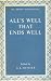 All's Well That Ends Well by William Shakespeare
