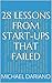 28 Lessons from Start-ups That Failed
