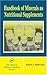 Handbook of Minerals as Nutritional Supplements (Modern Nutrition Science)