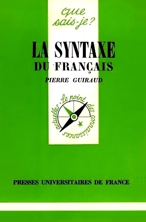 La syntaxe du français