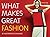 What Makes Great Fashion: 8...