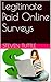Legitimate Paid Online Surveys