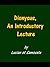 Dionysus, An Introductory Lecture
