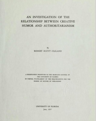 An Investigation of the Relationship Between Creative Humor and Authoritarianism