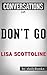 Don't Go: A Novel By Lisa Scottoline | Conversation Starters