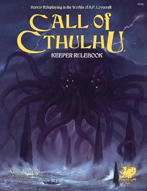 Call of Cthulhu Keeper Rulebook: Horror Roleplaying in the Worlds of H.P. Lovecraft (Call of Cthulhu RPG)