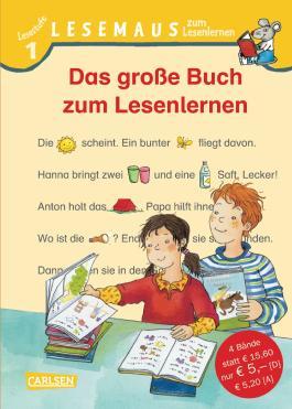 LESEMAUS zum Lesenlernen Sammelbände: Das große Buch zum Lesenlernen (Hardcover)