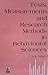 Tests, Measurements and Research Methods in Behavioural Sciences
