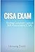 CISA EXAM-Testing Concept-Control Self Assessment (CSA)