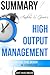 Andrew S. Grove's High Output Management | Summary