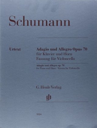 ADAGIO ET ALLEGRO OP. 70 VERSION VIOLONCELLE PIANO (Sheet music)