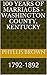 100 Years of Marriages - Washington County, Kentucky: 1792-1892