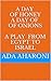 A DAY OF HONEY - A DAY OF ONIONS: A Play - From Egypt to Israel - Illustrated
