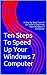 Ten Steps To Speed Up Your ...