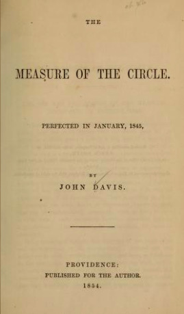 The Measure of the Circle: Perfected in January, 1845 (Hardcover)