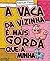 A vaca da vizinha é mais gorda que a minha