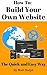 How To: Build Your Own Website