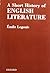 A Short History of English Literature