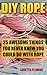 DIY Rope: 25 Awesome Things You Never Knew You Could Do With Rope: (Craft Business, Knot Tying, Interior Design Ideas) (Fusion Knots, Knitting, Quilting, Sewing)
