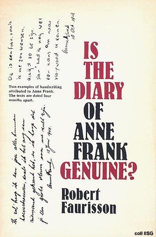 Is the Diary of Anne Frank Genuine? (Hardcover)