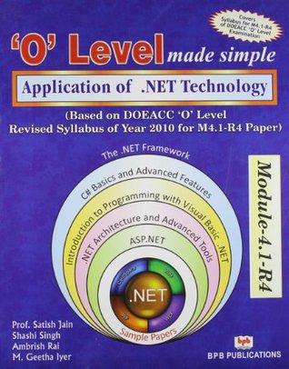 2010- O Level Application of .NET Technology (M4.I-R4)