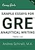 Sample Essays for GRE® Analytical Writing: Law