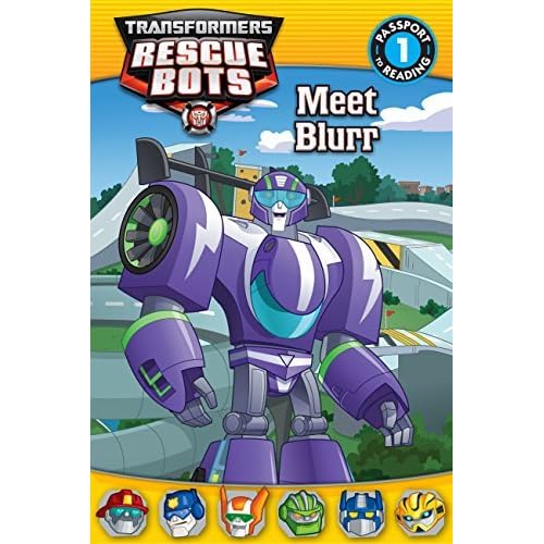 rescue bots purple race car