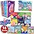 Peppa Pig Short Stories 18 Books Collection Set With Colouring Art Pack Children's Picture Books Early Readers