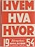 Hvem hva hvor 1954 : Aftenpostens oppslagsbok