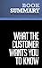 Summary: What the Customer Wants You to Know: Review and Analysis of Charan's Book