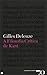 A Filosofia Crítica de Kant by Gilles Deleuze