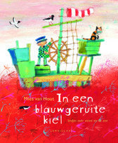 In een blauw geruite kiel
