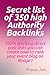 Secret list of 350 high Authority backlinks: 100% working direct post links to rank your blog on top