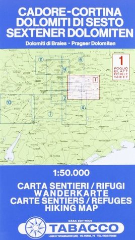 CADORE/CORTINA 1 1/50.000 (Map)