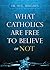 What Catholics are Free to Believe or Not