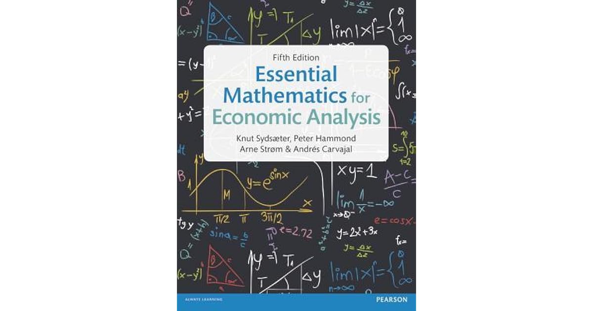 Essential Mathematics For Economic Analysis Pdf
