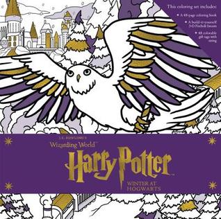 Harry Potter: Winter at Hogwarts: A Magical Coloring Set (Cards)