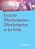 Kritische Öffentlichkeiten ...