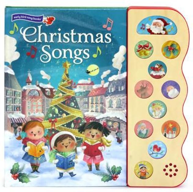 Christmas Songs: Interactive Children's Sound Book (10 Button Sound) (Interactive Early Bird Children's Song Book with 10 Sing-Along Tunes)
