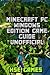Minecraft PC Windows Edition Game Guide Unofficial