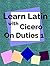 Learn Latin with Cicero On Duties 1