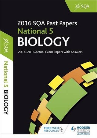 National 5 Biology 2016 17 Sqa Past Papers With Answers By Sqa Hodder Ed