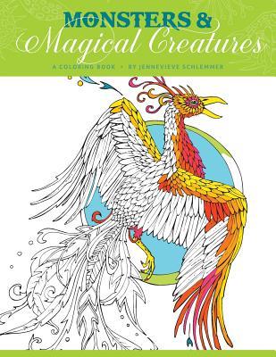 Monsters & Magical Creatures: A coloring book of fantasy & adventure