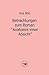 Betrachtungen zum Roman "An...