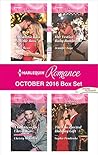 Book cover for Harlequin Romance October 2016 Box Set: A Mistletoe Kiss with the Boss\A Countess for Christmas\Her Festive Baby Bombshell\The Unexpected Holiday Gift