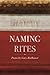 Naming Rites: Poems