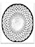 #2796 DOILY VINTAGE CROCHET...