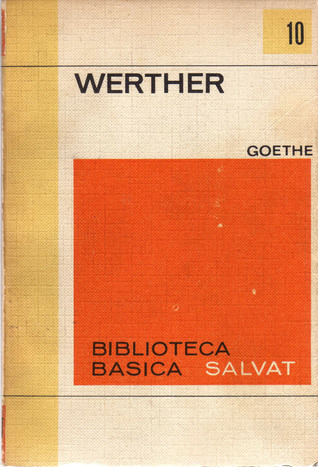 Portada de Werther, de Johann Wolfgang von Goethe