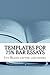 Templates For 75% Bar Essays