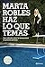 Haz lo que temas: Una refle...